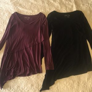 Two Latched Mama Asymmetrical Tops